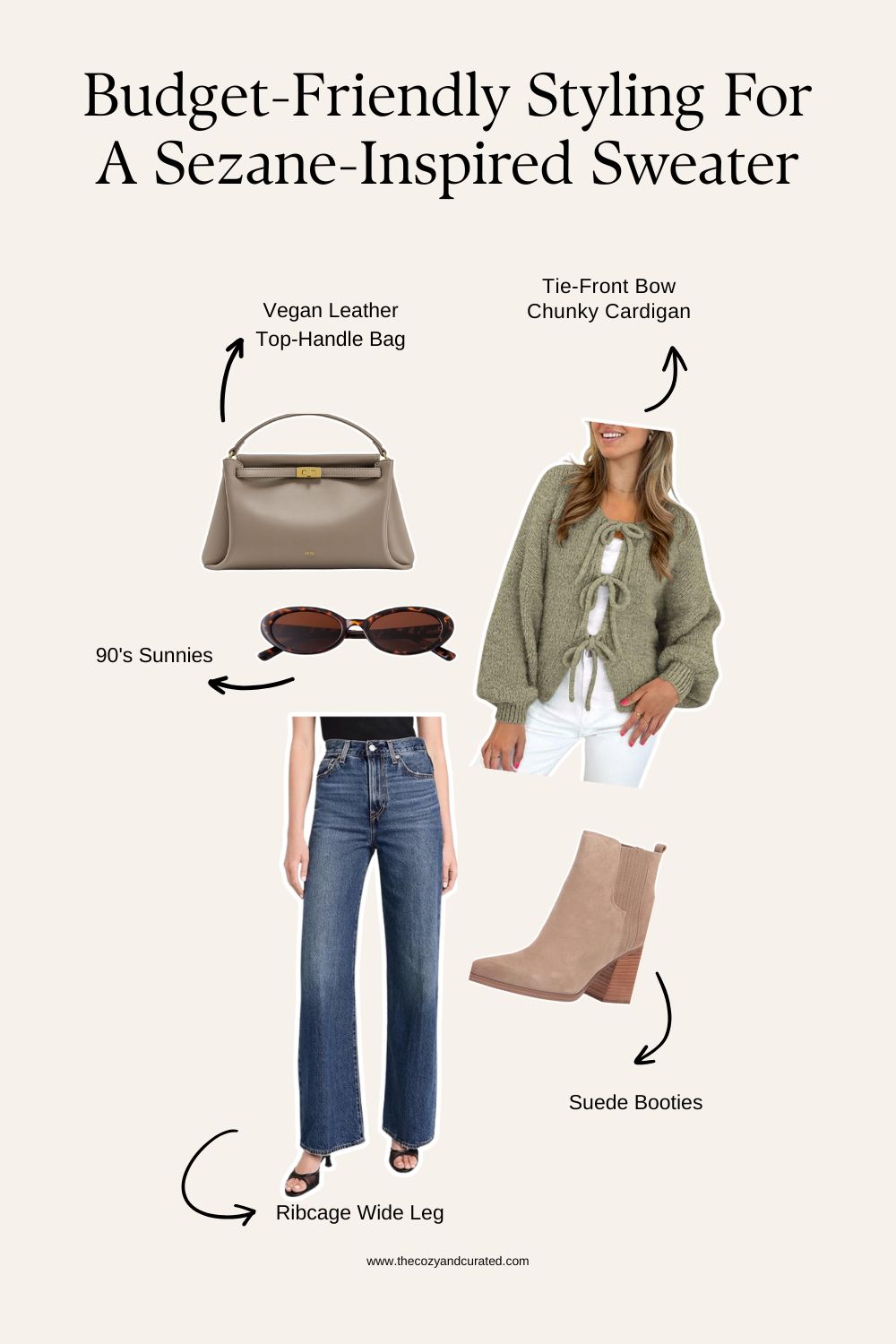 Budget friendly styling for a sezane-inspired sweater